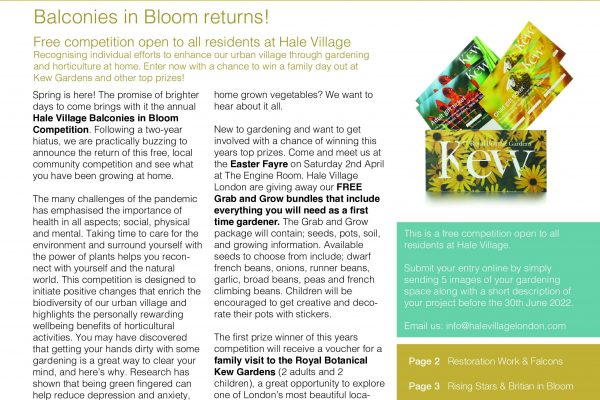 Hale Village Newsletter Issue 16 Spring 2022 (8) 8-0